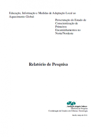 Relatório de Pesquisa - Medidas de Adaptação ao Aquecimento Global